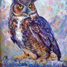 Схема вышивки «Coruja.»