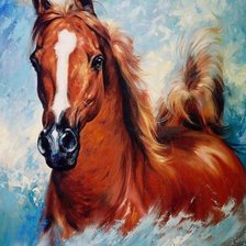 Схема вышивки «Cavalo.»