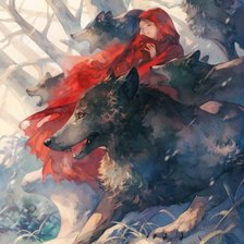 Схема вышивки «lobos»