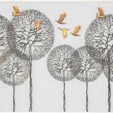 Схема вышивки «Одуванчики»