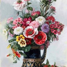 Схема вышивки «Цветы»