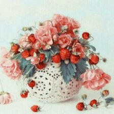 Схема вышивки «Фруктовый букет»