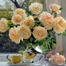 Схема вышивки «Розы»