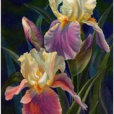 Схема вышивки «цветы»