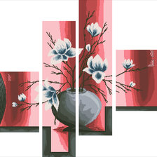 Схема вышивки «ТРИПТИХ МАГНОЛИЯ 2»