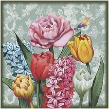 Схема вышивки «Цветы»