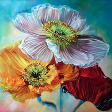 Схема вышивки «Цветы»