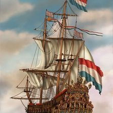 Схема вышивки «Navio espanhol.»