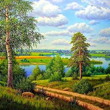 Схема вышивки «Солнечный день»