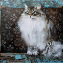 Схема вышивки «Пушистик»