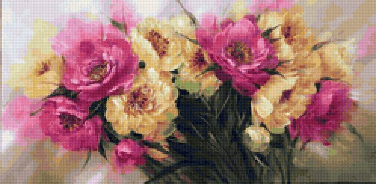 пионы - пион, цветы - предпросмотр