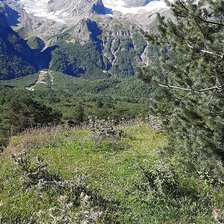 Схема вышивки «Водопад Три сестры»