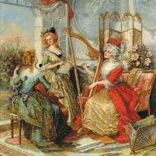 Схема вышивки «lezioni di musica»