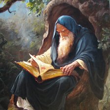 Схема вышивки «старик»