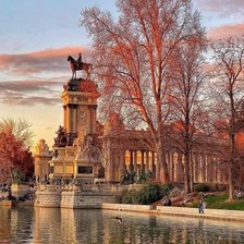 Схема вышивки «Parque del retiro»