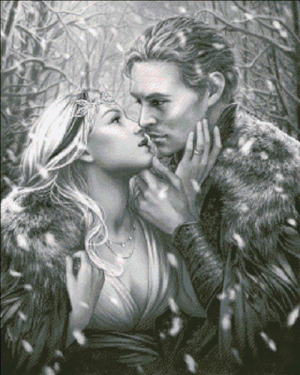 Winter Kiss - couple - предпросмотр