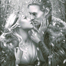 Схема вышивки «Winter Kiss»