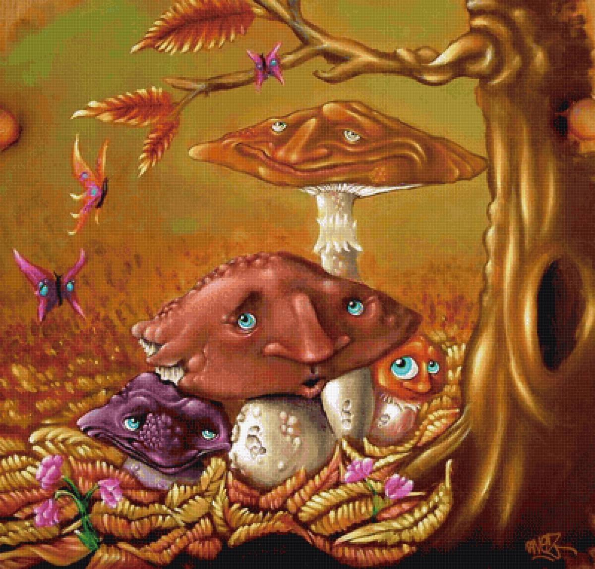 грибы фэнтези - предпросмотр