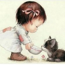 Схема вышивки «Друзья»