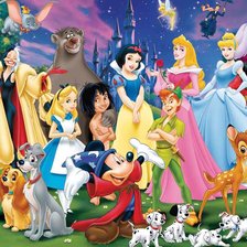 Схема вышивки «Герои Дисней»