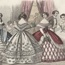 Схема вышивки «dame»