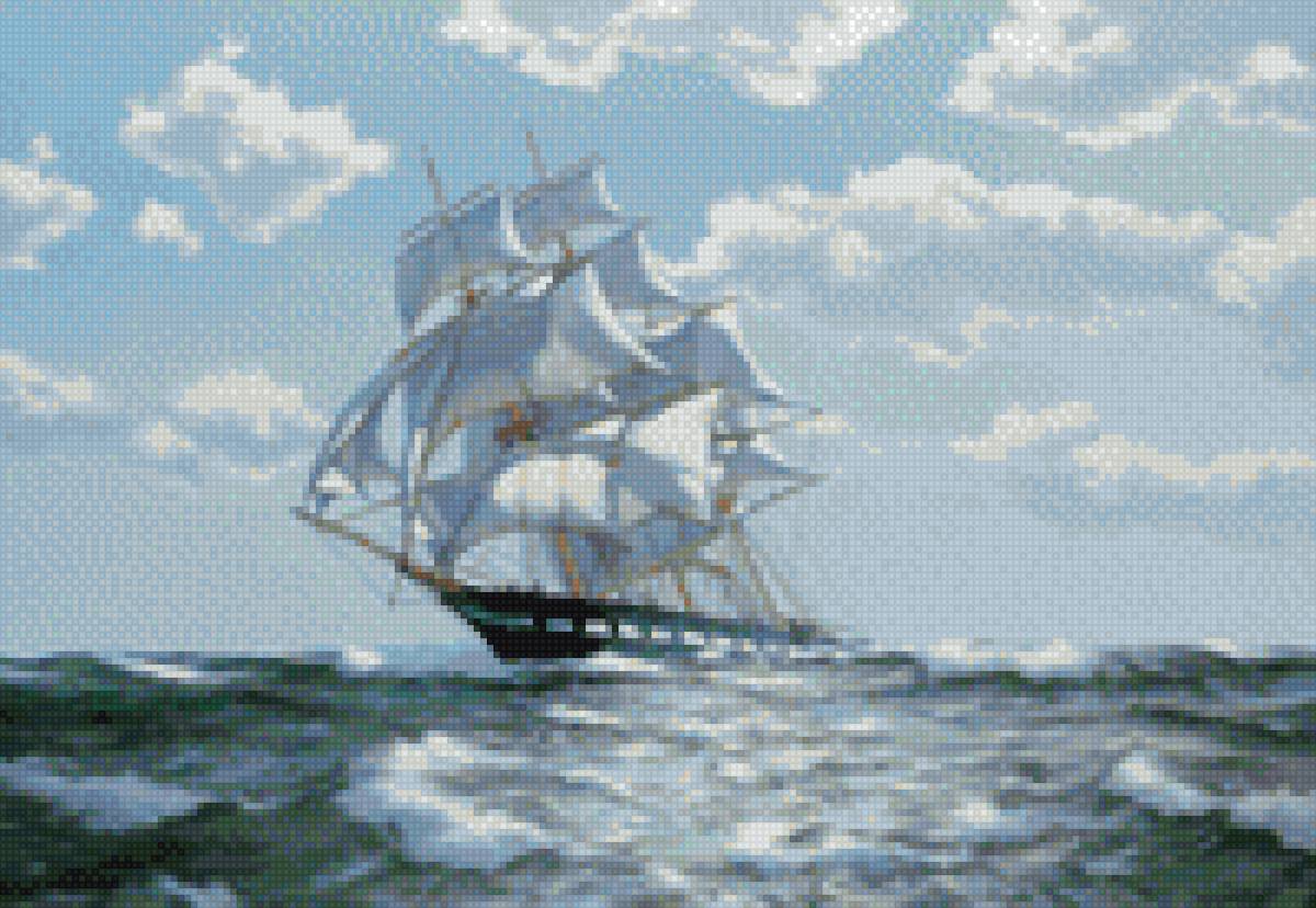 БЕЛЫЕ ПАРУСА - denecs - предпросмотр