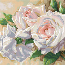 Схема вышивки «БЕЛЫЕ РОЗЫ»