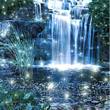 Схема вышивки «ВОДОПАД»