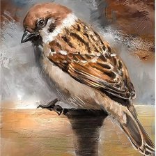 Схема вышивки «Pássaro.»