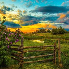 Схема вышивки «Paisagem.»