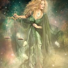 Схема вышивки «Lady Libra»