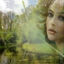 Схема вышивки «мадам»