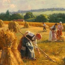 Схема вышивки «сено»