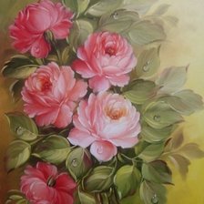 Схема вышивки «Розы»