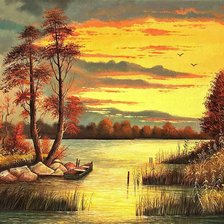 Схема вышивки «Paisagem.»