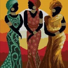 Схема вышивки «damas»