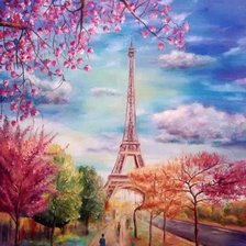 Схема вышивки «Париж»