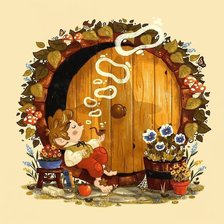 Схема вышивки «The Hobbit»