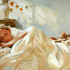 Схема вышивки «сон худ. М.Павлова»