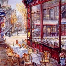 Схема вышивки «ВАДИМ СУЛЯКОВ.ЕВРОПЕЙСКИЙ ВОЯЖ. СТАРЫЙ РЕСТОРАН»