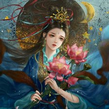 Схема вышивки «oriente»