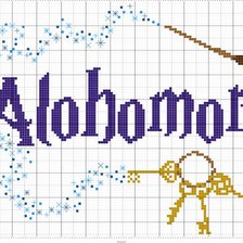 Схема вышивки «Алохомора»