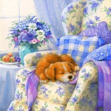 Схема вышивки «акварель»