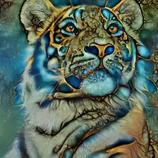 Схема вышивки «LEÃO»