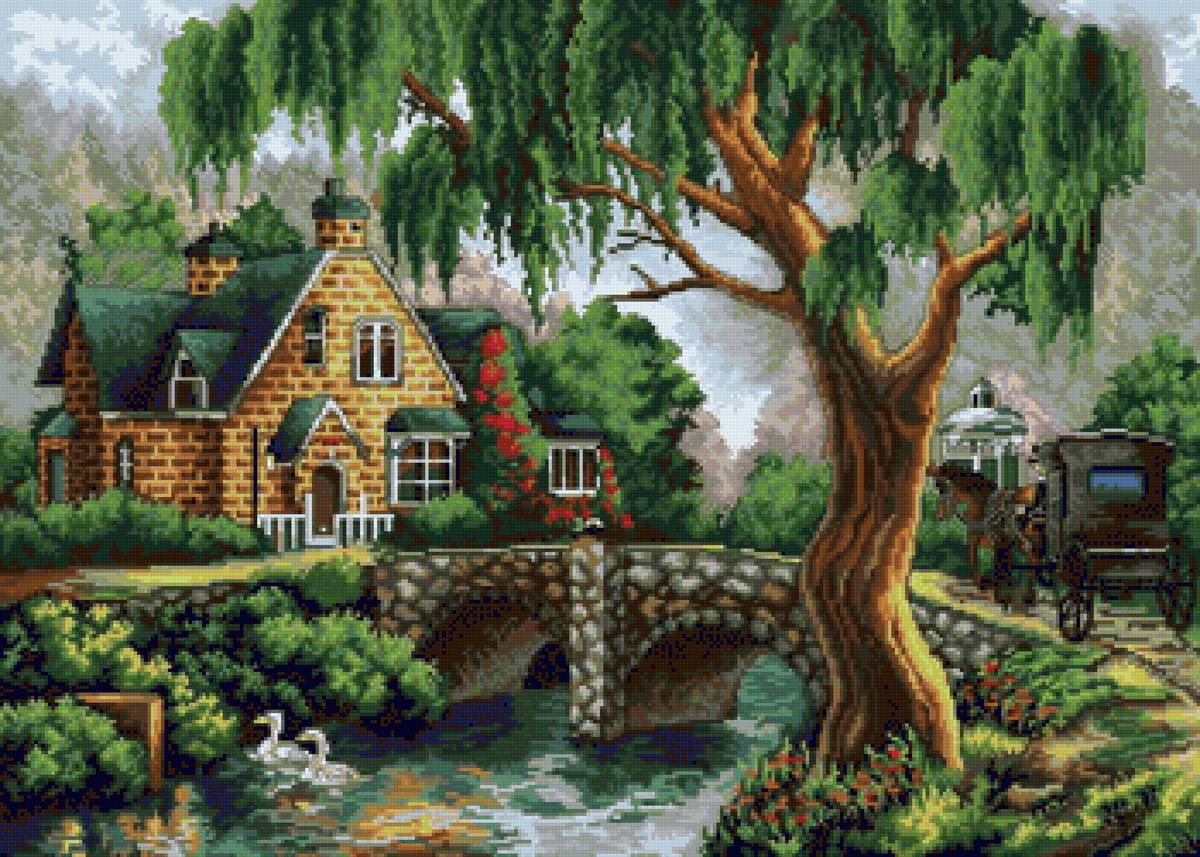 Желанный дом - природа, дом, домик - предпросмотр