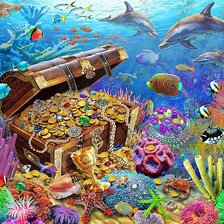 Схема вышивки «на дне морском»