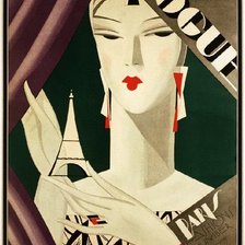 Схема вышивки «mujer Voge»