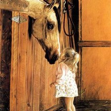 Схема вышивки «маленький посетитель»