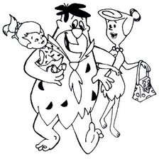 los picapiedra monocolor