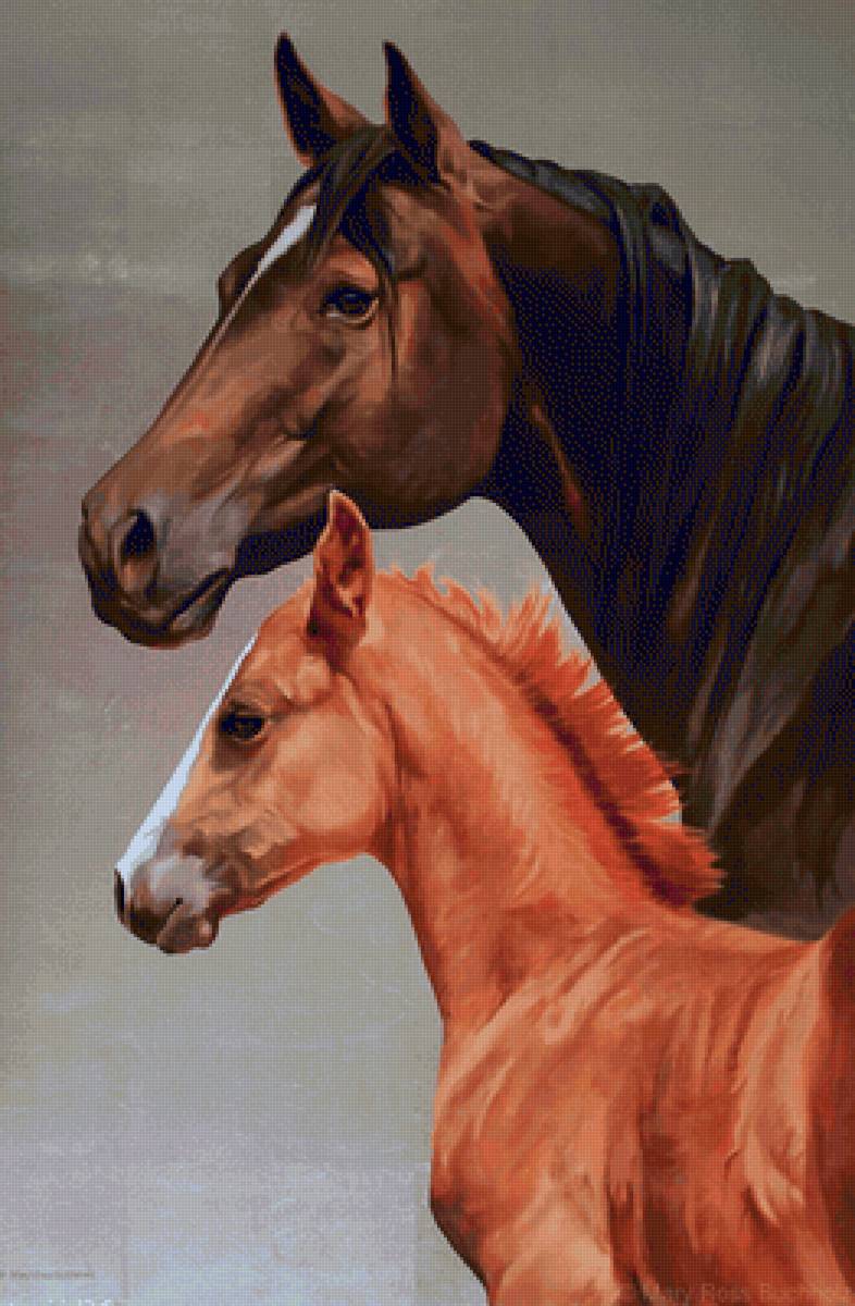 Madre he hijo 2 - caballos - предпросмотр